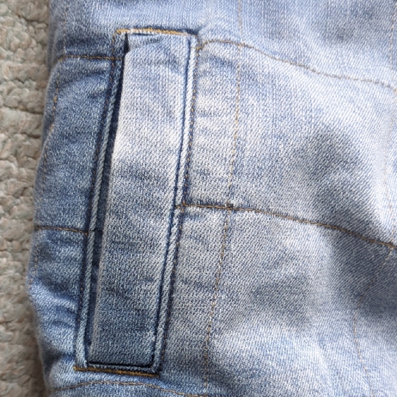 Aerie Sherpa Lined Denim Quilted Jacket - Picture 3 of 5